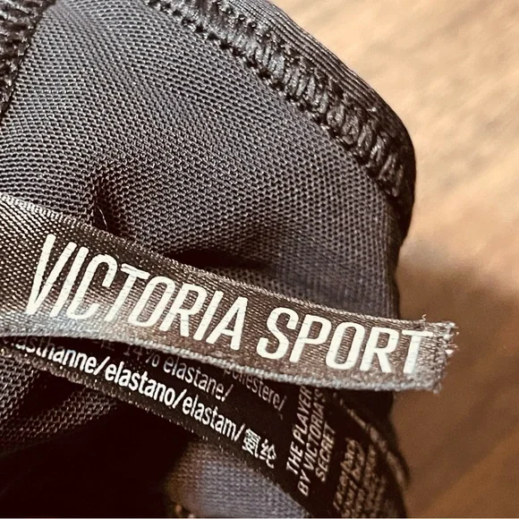 Victoria's Secret Black Racerback Tank with Supportive Band - Picture 4 of 6